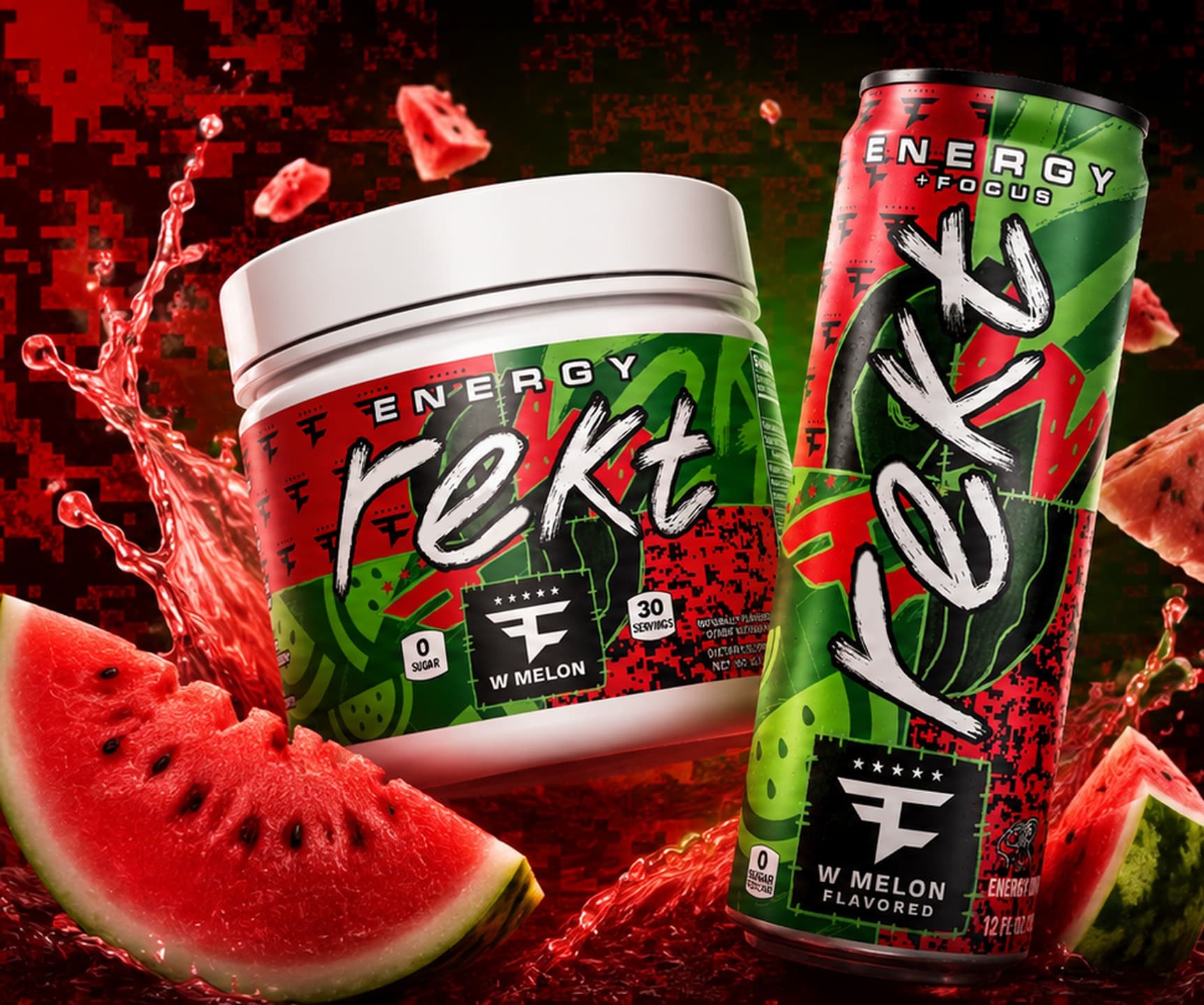 Rekt x FaZe energy and focus bundle